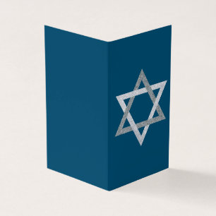 Star of David Hanukkah Glitter 25pk Cards
