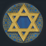 Star of David, Hanukkah Pattern Holiday Gift Paper Plates<br><div class="desc">Star of David,  Hanukkah Pattern Holiday Gift - Makes a perfect gift for men,  women,  kids,  boys and girls and your Jewish family and friends!</div>