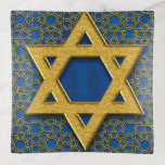 Star of David, Hanukkah Pattern Holiday Gift Trinket Tray<br><div class="desc">Star of David,  Hanukkah Pattern Holiday Gift - Makes a perfect gift for men,  women,  kids,  boys and girls and your Jewish family and friends!</div>