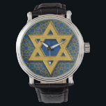 Star of David, Hanukkah Pattern Holiday Gift Watch<br><div class="desc">Star of David,  Hanukkah Pattern Holiday Gift - Makes a perfect gift for men,  women,  kids,  boys and girls and your Jewish family and friends!</div>