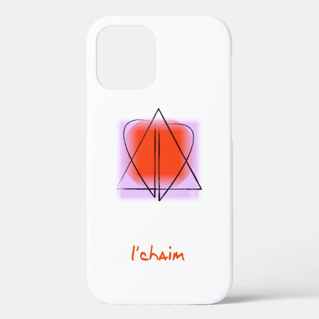 Star of David/Heart iPhone / iPad case (Back)