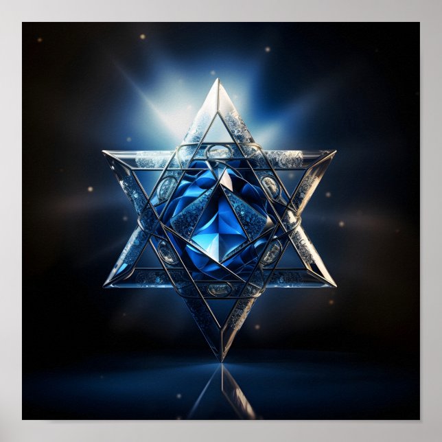 Star of David holiday poster (Front)