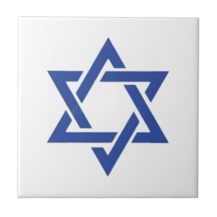Star of David Israel Jewish Premier Ceramic Tile