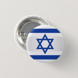 Star of David PINBACK BUTTONS or MAGNETS pins Israel flag jewish badges #1364 