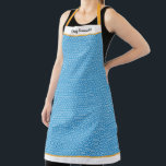 Star of David Jewish Celebration Apron<br><div class="desc">Blue and White Star of David Pattern Apron - Get busy in the kitchen while wearing this elegant apron. Featuring an elegant blue and white star of David pattern. Also a really wonderful gift option.</div>