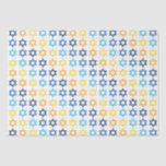 Star of David Jewish Colorful  Tissue Paper<br><div class="desc">Happy Hanukkah Star of David Pattern</div>