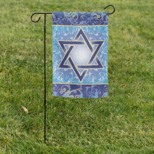 Star of David Jewish Decor for Party Garden Flag