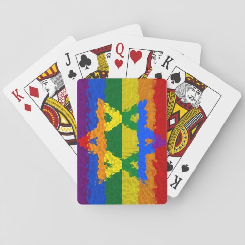 Star of David _ Jewish _ Gay Pride Poker Cards