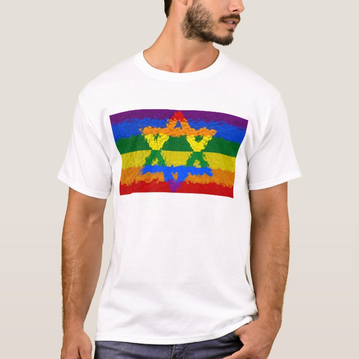 Star of David - Jewish - Gay Pride T-Shirt | Zazzle