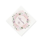 Star Of David Jewish Girl Baby Naming Pink Roses