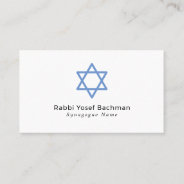 Star Of David, Judaism, Religious Business Card at Zazzle