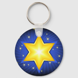 Star Of David Keychain