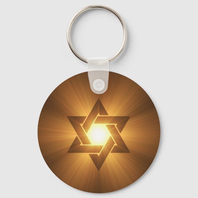 Star of David Keychain (Front)