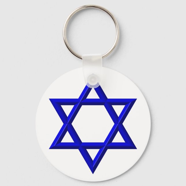 Star of David Keychain (Front)