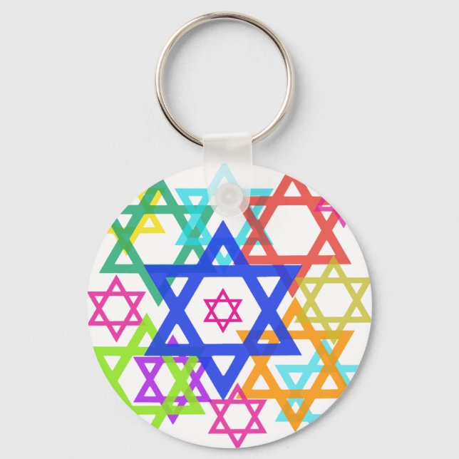 Star of David Keychain (Front)
