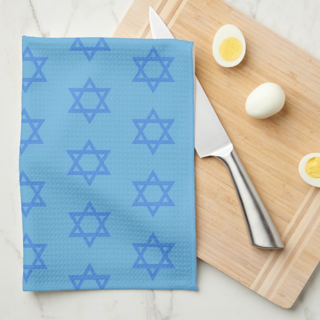 Star of David Kitchen Towel (Quarter Fold)