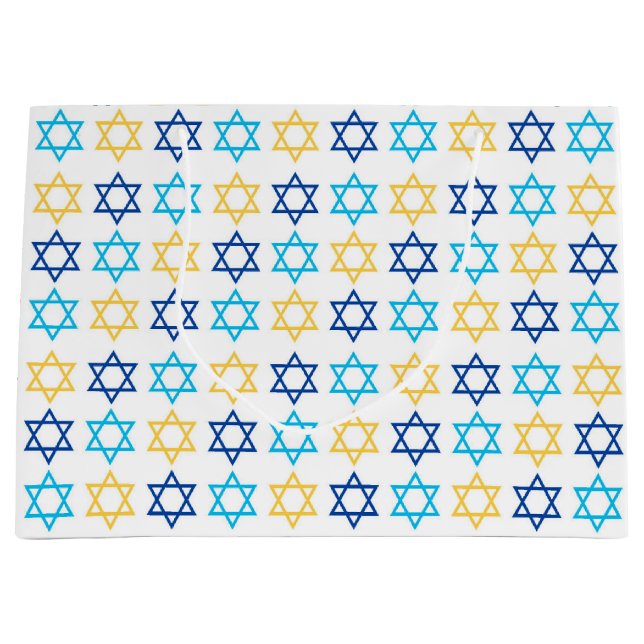 Star of David Large Gift Bag (Front)