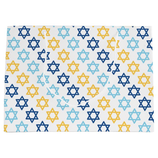 Star of David Large Gift Bag (Front)