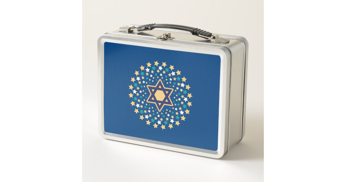 Blue White Tiger Lunch Box, Zazzle