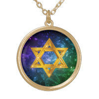 Star of David - Magen David  Gold Plated Necklace