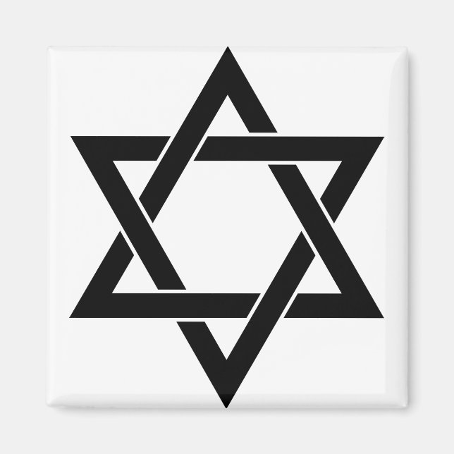 Star of David Magnet (Front)
