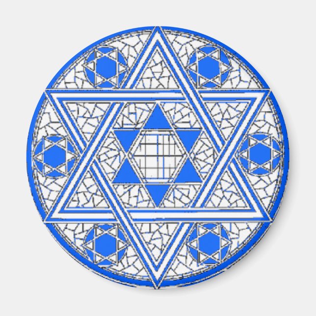 Star of David Magnet (Front)