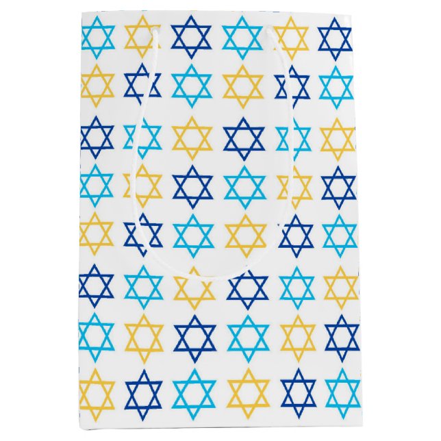 Star of David Medium Gift Bag (Front)