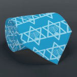 Star of David Menorah Neck Tie<br><div class="desc">(multiple products selected)Hanukah symbols</div>