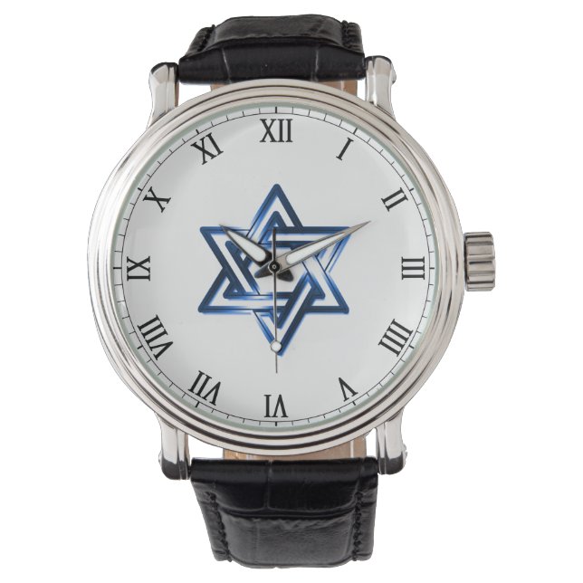 Star of David Men's Watch (Front)
