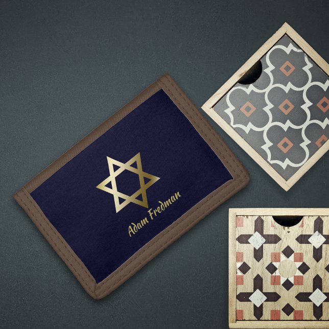 Star of David Monogram Tri-fold Wallet (Creator Uploaded)