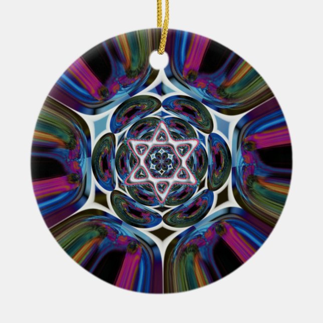 Star of David Ornament (Front)