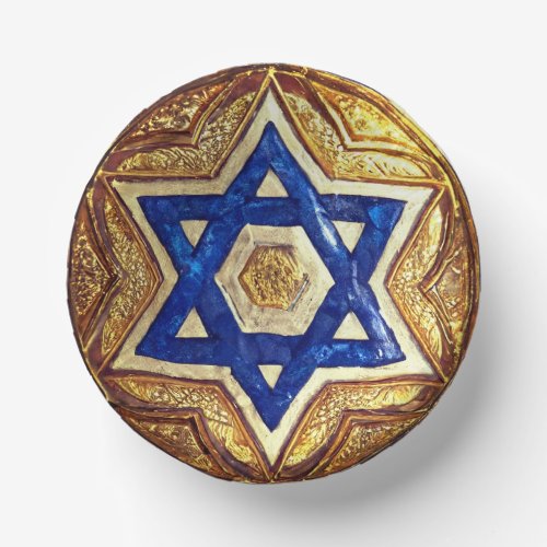 Star of David Paper Bowls 7 Round Paper Bowl