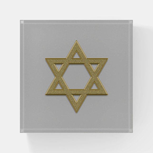 Star of David Paperweight (Front)