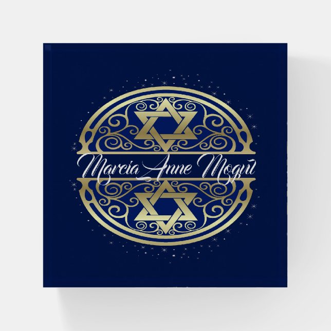 Star of David Paperweight (Front)