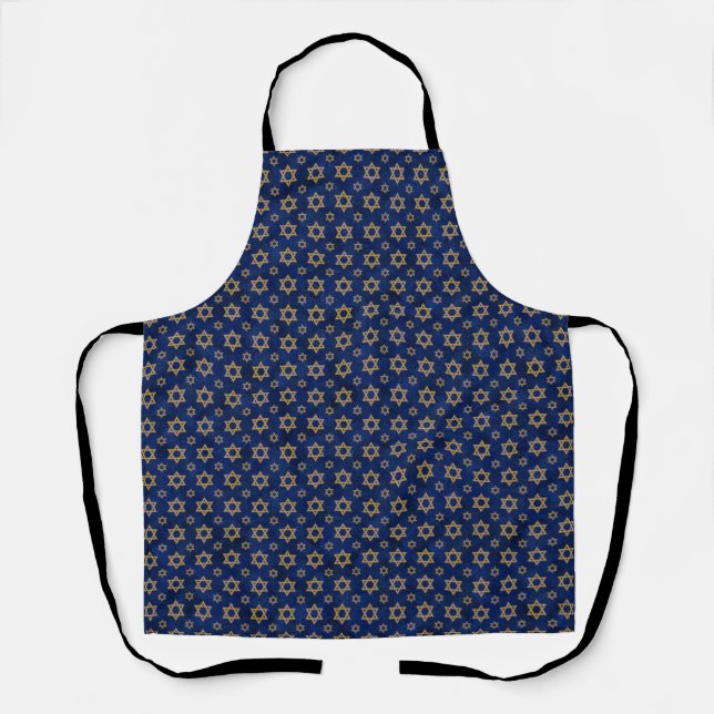 Star Of David Pattern Apron (Front)