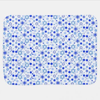 Star Of David Pattern Swaddle Blanket by judgeart at Zazzle