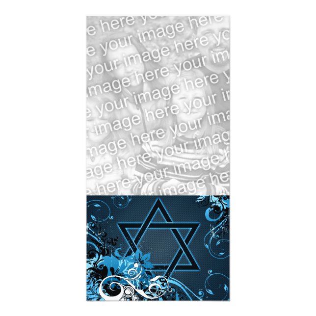 star of david photo card (Front)