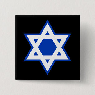 Star of David Pinback Button