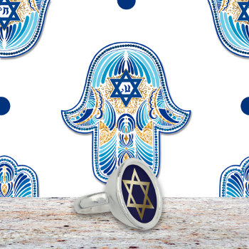 Star Of David Ring by 3Cattails at Zazzle