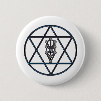 Star of David & Sefirah Button