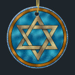 Star of David Shalom - SRF Ceramic Ornament<br><div class="desc">I love doing "ornaments' and have so many ready to publish in every category ... . and will probably have 100 more each month easily ... oh more than that! Decorate a theme tree. Hang them over a curtain rod year round. Tie them on anywhere. Add them to your gift...</div>