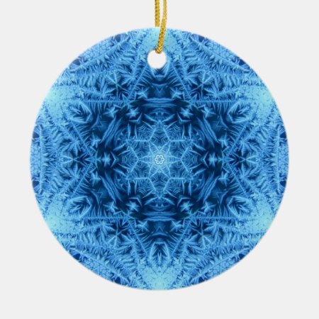 Star Of David Snowflake Ornament