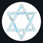 Star of David Stickers<br><div class="desc">Star of David design is a classic symbol in Judaism.</div>