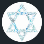 Star of David Stickers<br><div class="desc">Star of David design is a classic symbol in Judaism.</div>