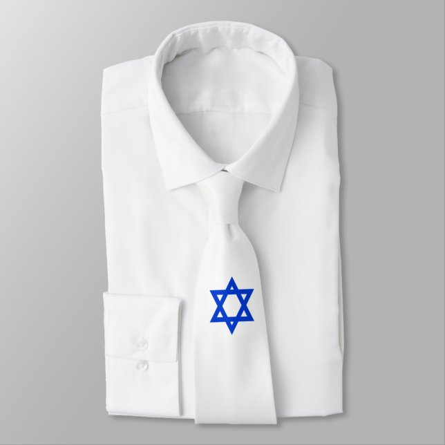 Star of David Tie (Tied)