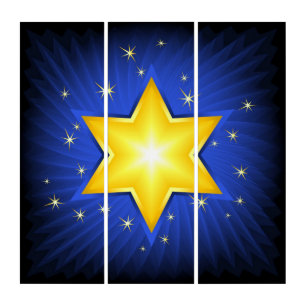 Star of David Triptych