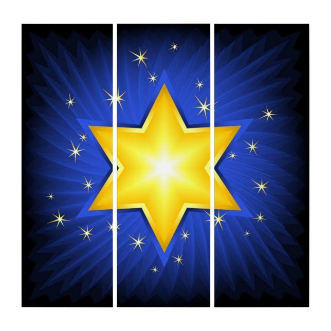 Star of David Triptych (Front)