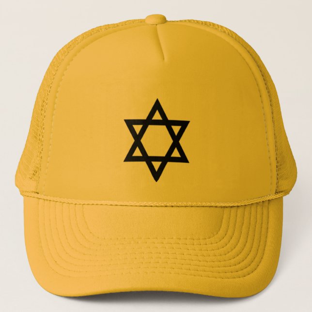 Star of David Trucker Hat (Front)
