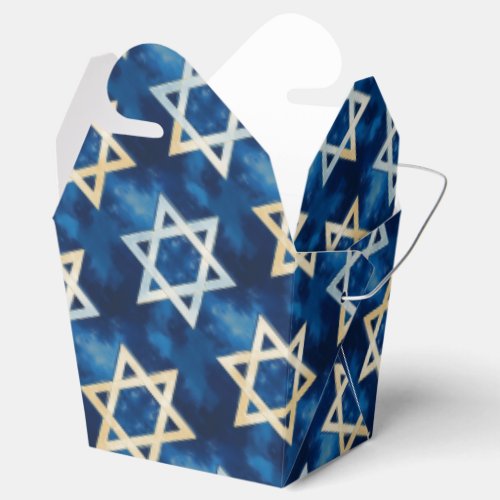 Star of David Watercolor Blue Custom 