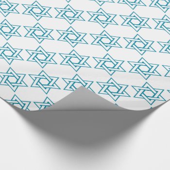Star Of David Wrapping Paper by Cardgallery at Zazzle